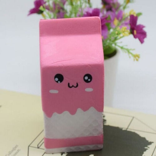 Largest Face Milk Box Banana Ball Squishy S