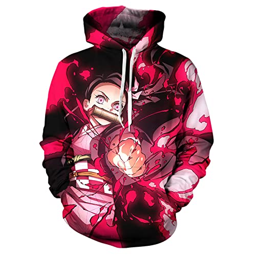 Demon Slayer Nezuko Blood 3D Attack Hoodie
